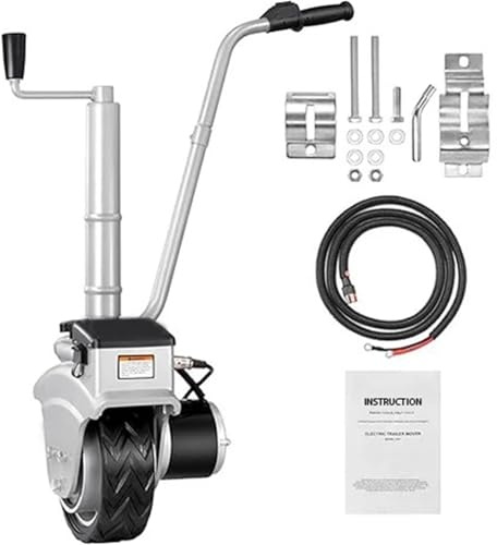 FHSLKXIM bil flyttbar docka elektrisk släpvagn docka bete mini mover 3 släpvagn jockeyhjul rör 2 268 kg rullande viktvagn flyttbilar