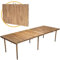 Industrial Living - Bohemian Campingtisch - Klapptisch - 70x150x35CM - 6 Personen - Kiefernholz (Walnuss)