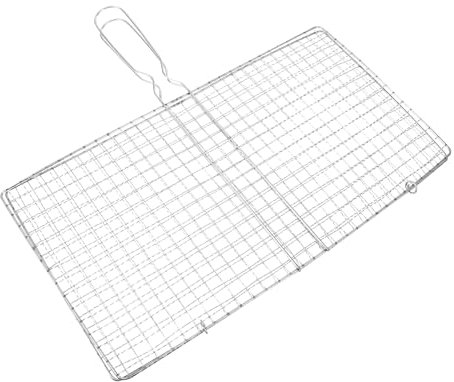Warmhm Panier À Grillades Pour Barbecue Extérieur En Acier Inoxydable * Grille De 39 Cm Pour Steak Poisson Et Fruits De Mer