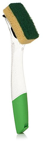 Dishmatic Spugnetta abrasiva Fill and Clean con manico e detersivo ricaricabile