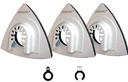 HEMUNC Multitool Sägeblätter Dreieckschleifer für Multifunktionswerkzeuge