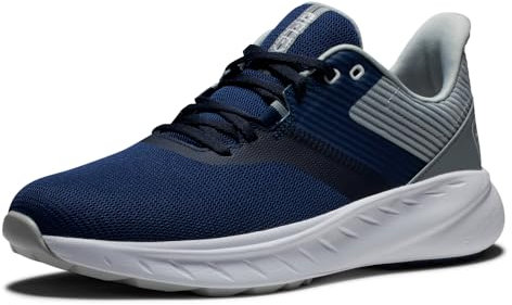 Footjoy Herren Flex Golfschuh, Navy/Grey/White, 44.5 EU