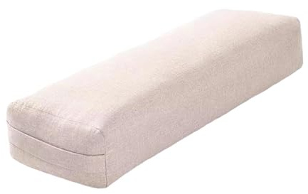 Baoblaze Yoga Bolster Pillow Meditation Support Practical Yin Yoga Comfort Cushion Lightweight with Handle Yoga Pillow