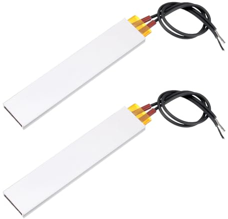 QUARKZMAN 2 st PTC-värmeelement, PTC AC DC 110 V, aluminiumhölje, keramik, film, polyimidplatta, värmare, 5W-200 W, 60 °C, termostatisk keramisk isolering