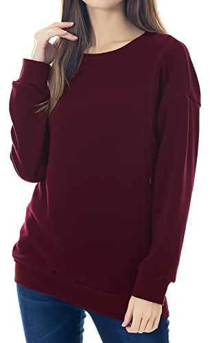 Smallshow fleece amningströja långärmad amning pullover toppar