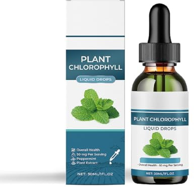 Klorofylldroppar - Matsmältningsstöd och daglig vård│Myntsmak│ För män och kvinnor│30 ml,1pcs