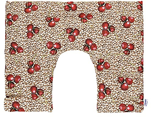 Kirschkern-Nackenkissen f. d. Mikrowelle. 40x50cm(Dr. Junghans, Wärmflaschen, Getreide- und Kirschkernkissen