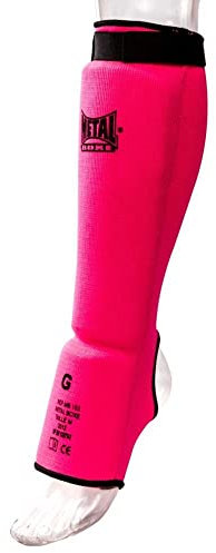 METAL BOXE - Schienbeinschoner mit Fußschutz, Rosa, Größe XSS