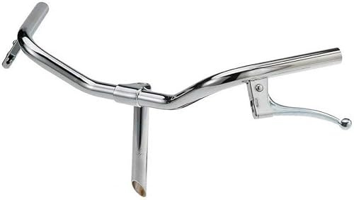 CicloSportMarket Manubrio per Bicicletta Olanda/Pieghevole/Graziella con Leve Freno - Diametro 22,2 mm