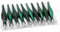 10x Green Christmas Droplets Baubles / Tree Decorations Droplet