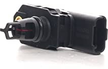 RIDEX 161B0060 Capteur de pression de suralimentation avec capteur intégré de la température de l'air avec bague d'étanchéité sans vis pour FORD Fiesta Mk6 3/5 portes (JA8, JR8)