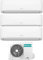 Climatizzatore Trial Split Inverter 9000+9000+12000 Btu Gas R32 WiFi - Hi-Comfort