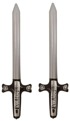 RmKbe 2pcs Inflatable Sword Blow Up Kids Toy Inflatable Pirate Swords Pirate Party Prop Accessory for Party Supplies