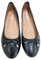 Ladies Flat Ballet Ballerina Pumps Plain Womans Work School Dolly Shoes SZ 3-8 (Black, UK Footwear Size System, Adult, Women, Numeric, Medium, 7)