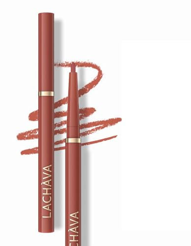 Lip Liner Pencil, Delicate Waterproof Lipliner Pencil Lasts 24H +, Highly Pigmented, Smooth and Smudge-proof Formula, Nourishing and Non-fading