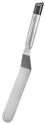 GEFU Primeline Spatule coudée 15 cm | Ustensile de cuisson en acier inoxydable avec poignée ergonomique | Pour glaçage, étalage et décoration | Passe au lave-vaisselle