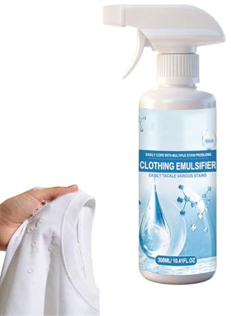300ml Natural Clothing Emulsifier,Non-ionic Laundry Pre-Treatment,Powerful Laundry Stain Remover Spray,Stain Remover For Clothes Laundry,No Damage Fabric Conditioner (1pcs)