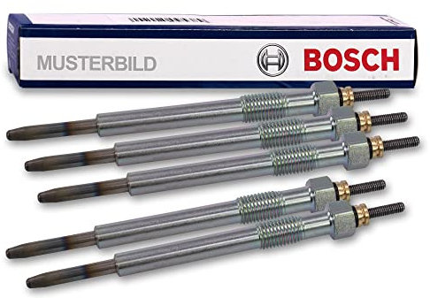 5x BOSCH GLP003 0250202022 Glühkerze für VW T4 LT II AUDI 100 A6 2.5 SDI/TDI