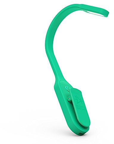 The Original Mighty Bright Recharge Clip On Rechargeable Book Light Reading Light, Warm Eye Care LEDs, Flexible, Durable, Dimmable, Perfect for Kids, Bookworms, Reading in Bed, Lasts 60 Hours (Green)