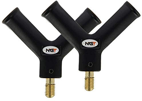 2x Black Metal V Spreader Block Fits 36 42 50 Landing Nets For Carp Pike Fishing