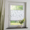 DECOLIA by Garesa Fenster Klemmfix Plissee ohne Bohren 50 x 130 cm Burnout Blume, Weiß - Lichtdurchlässiger Fenster Sichtschutz und Fenster Deko, Faltrollo