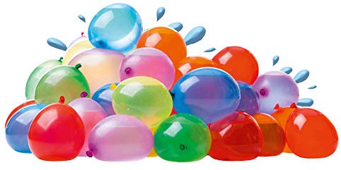 tib 16809 Mehrfarbige Wasserbomben, 100 Stück, Einheitsgröße