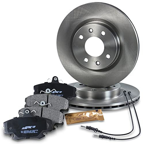 ATEC Germany Bremsenset Vorderachse inkl. Bremsscheiben Ø 259 mm Belüftet + Bremsbeläge Vorne