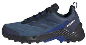 adidas Uomo Eastrail 2.0 Rain.RDY Hiking Shoes, Wonder Steel/Shadow Navy/Semi Lucid Blue, 44 EU