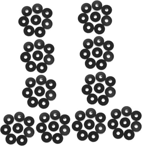 OUNONA 10sets Mini Split Air Conditioner Vibration Mat Rubber Grommets Washer Vibration Damper Pad 8pcs*10