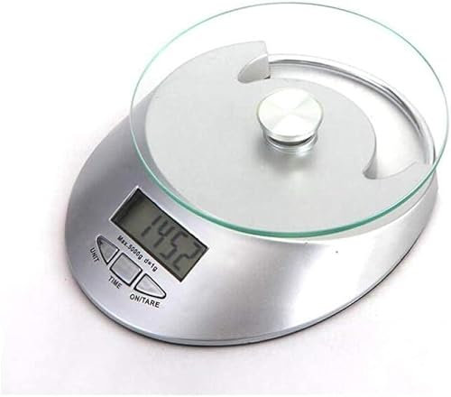 JDSHFEN Báscula electrónica de Alta precisión para Cocina y joyería para Uso doméstico báscula de Cocina pequeña báscula precisa para Hornear báscula pequeña para,Un Color