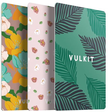VULKIT Cartes de blocage RFID, bloqueur de cartes RFID fin et protecteur de carte NFC sans contact pour votre portefeuille et passeport pour voyage, extérieur, Combo, Mignon