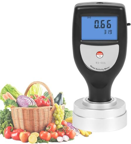 Smart Water Activity Messgerät, Food Tester Monitor Water Analyzer, Genauer AW -Messanalysator Mit USB -Schwarz Für Lebensmittel, Ruckel Und Getrocknete Waren