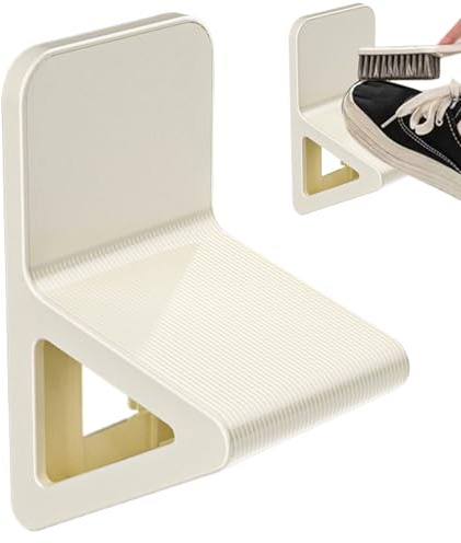 Xujuika Shower Step for Shaving Legs, Bathroom Pedal Shower Footrest Triangular Showers Step, Showers Steps Enhances Comfort, Bathtub Foot Rest, Foot Stand for Shaving Legs