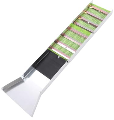 Zerodis Caja de Esclusa Plegable para Minería de Oro, Herramienta de Prospección Portátil de Aleación de Aluminio Dragado Compacto para Corriente de Río
