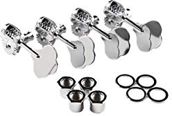 Fender American Standard/Deluxe Bass Guitar Tuners RH Set, Guitar Accessories, Chrome