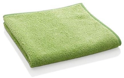 E-Cloth General Purpose Microfibre Cloth, Multipurpose Cleaning Cloth for Household Surfaces, Washable and Reusable, 100 Wash Promise, Green, 1 Pack