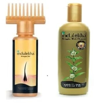 INDULEKHA Bringha Hair Oil 100ml and Hair Cleanser 200ml
