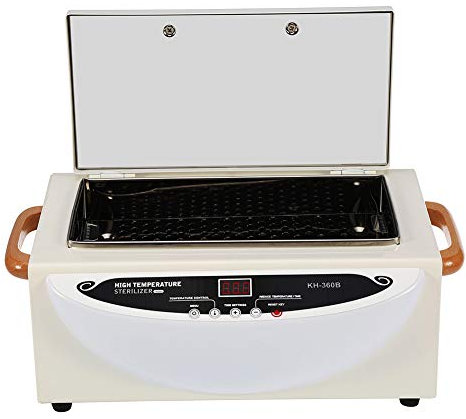 Stérilisateur à air chaud, stérilisateur amélioré à hautes températures intelligent professionnel de stérilisateur pour la stérilisation des outils d'art d'ongle, des brucelles, une serviette