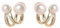 BSLVWG Boho Perlenohrstecker - Gold Vintage Retro Perlenohrringe Klassische Perlenohrringe Alltagsschmuck für Frauen und Mädchen