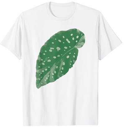 Cute Begonia Maculata polka dot begonia leaf for men women T-Shirt