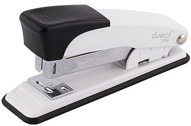 D.RECT 315A Metallheftgerät, Hochleistungsheftgerät, Büroheftgerät, Industrieheftgerät, Tischheftgerät, Hefter 30 Blatt, Tacker für Büro, Heftgerät für den Schreibtisch, Weiß