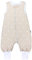 TupTam Baby Schlafsack mit Füßen Ganzjahresschlafsack OEKO-TEX zertifizierte Materialien 2,5 TOG, Farbe: Bären CC/Beige, Größe: 104-110