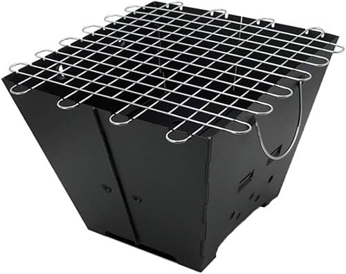 MYVVKIA Parrilla de carbón para Barbacoa, Parrilla de Picnic al Aire Libre, Adecuada para 3-5 Personas, Parrilla de Barbacoa, Parrilla de Barbacoa Plegable portátil, Parrilla de