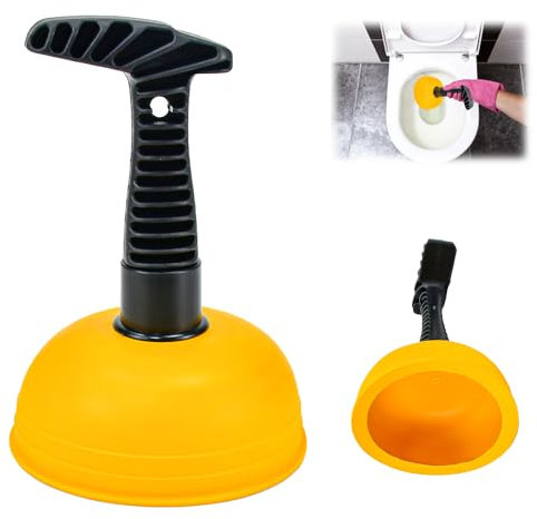 SLTAXAR Sink Plunger Kitchen Mini Pömpel Pümpel 18cm Lang Waschbecken Abfluss Toilette Dusche mit starker Saugleistung Abflussreiniger Saugglocke Klein Pömpel Abfluss für Toilette Waschbecken Dusche