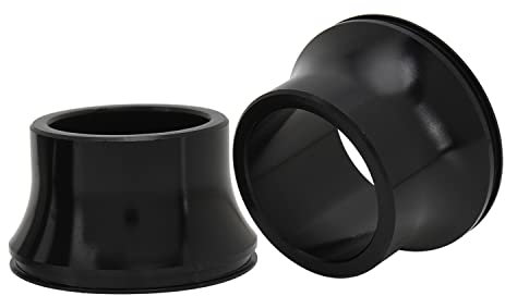 2 Pezzi Distanziali Mozzo Ruota Anteriore Moto,Distanziali Mozzo Ruota in Alluminio CNC per Sur-Ron Light Bee S/X-Nero