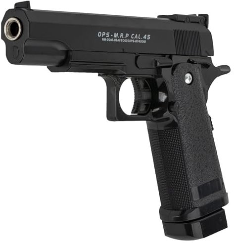 Set: Softair Pistole 19Eleven Vollmetall 0,5 Jule 6 mm BB Federdruck Softair + G8DS® Softair Munition Bio BBS Premium Selection 2000 Stück 0,20 g 6mm (w, 1)