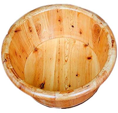 Sauna Bucket，Pure Wood Bathtub Bucket，Handmade ，Sauna Accessories For Footbath Tubs，Foot Relaxing Bath Barrel (Size : 41 * 26cm) Friendship Years