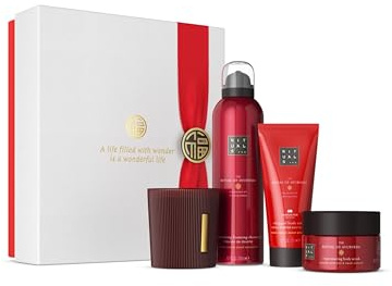 RITUALS Gift Set The Ritual of Ayurveda Medium - Home and Skincare Products Enriched with Indian Rose and Sweet Almond Oil - Bath Gift Box with Balancing and Soothing Properties