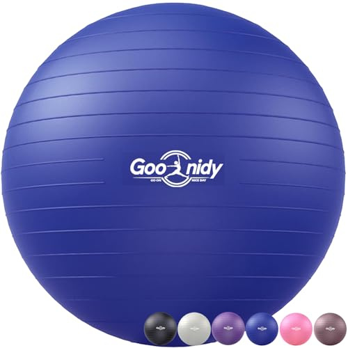 Gros Ballon Grossesse Gonflable, Swiss Ball Chaise Femme Enceinte Pour Pilates Gym Yoga Fitness, Ballon Assise Siege Bureau Adulte Ergonomique (Sport, Renforcement Musculaire & Kinesitherapie Dos)