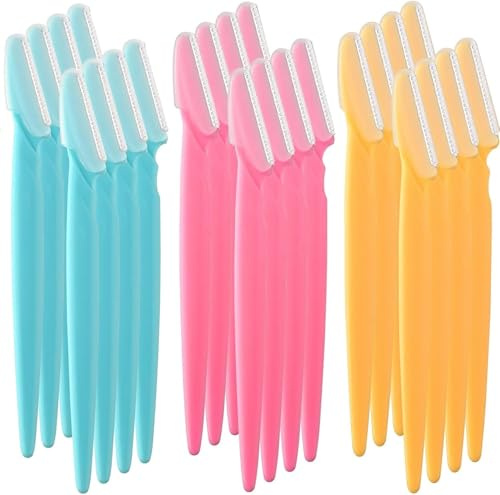 Ousuwo recortadora de cejas de 60 piezas, depiladora facial segura y suave para un perfilado sin dolor (unisex)